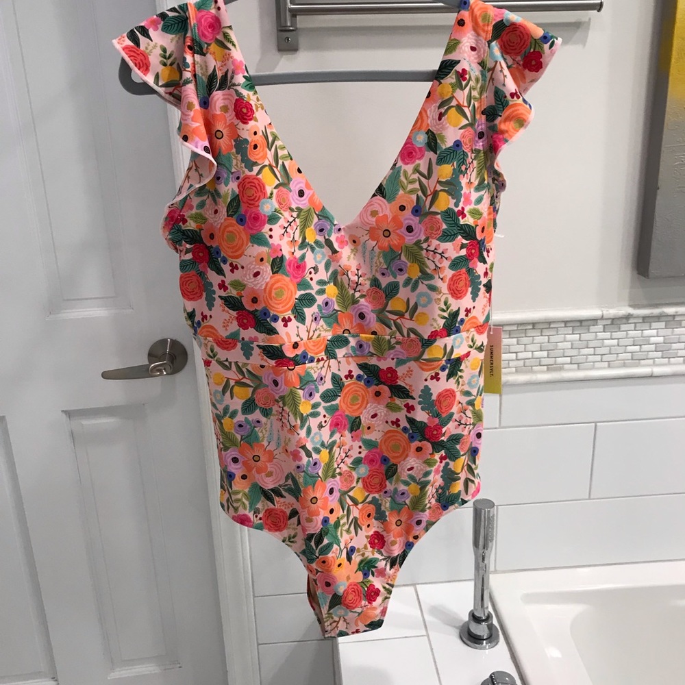 Rifle Paper Summersalt Ruffle Backflip Suit